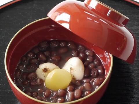 豆屋おすすめ!大納言小豆deぜんざい